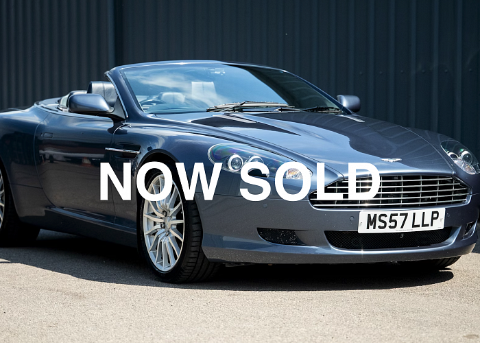 Stunning Slate Blue DB9 Volante with AirPlay Installation