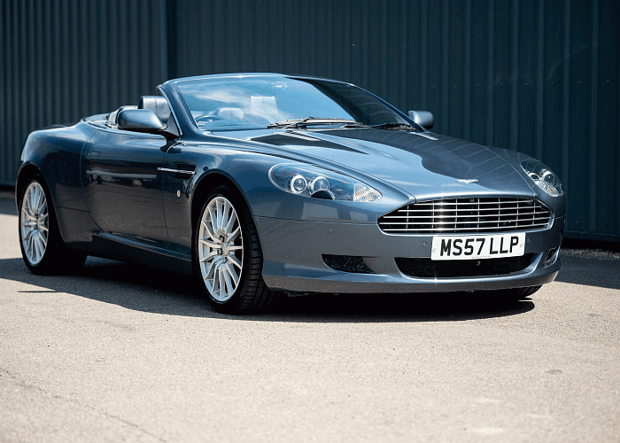 Stunning Slate Blue DB9 Volante